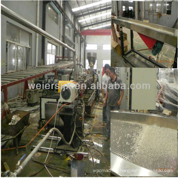 PET underwater pelletizing extrusion machine